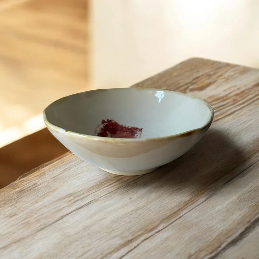 Vintage Sur La Table PASTA SALAD BOWL Italian pottery